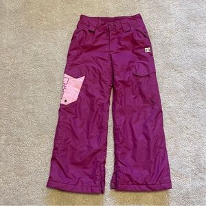DC purple ski snow pant size S